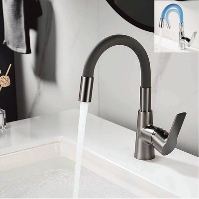 Inter Ceramic Смесител за умивалник 124211 7113gg alisado gun gray