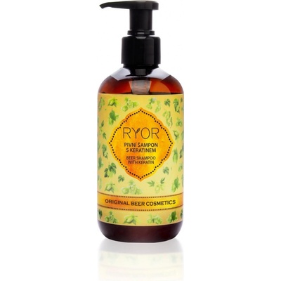 Ryor pivní šampón s keratinem 250 ml