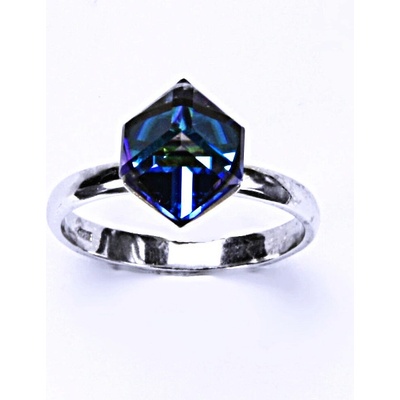 Čištín stříbrný krystal Swarovski bermuda blue T 1230