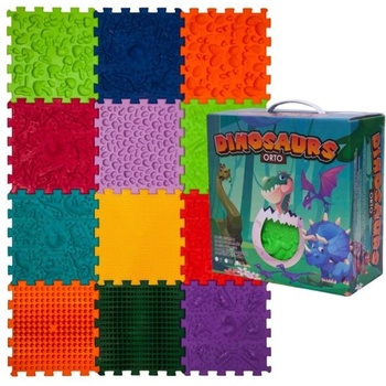 Ortek Масажна подложка Ortek Динозаври Пъзел 12 елемента