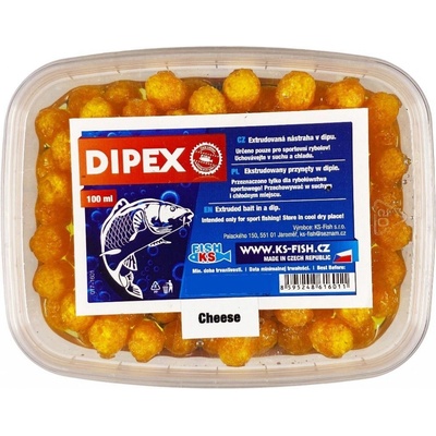 KS Fish Extrudy v dipu Dipex 100ml Sýr