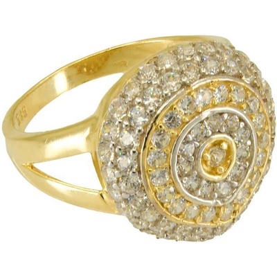 sZlato.cz 3347 Zlatý dámský prsten s bílými zirkony