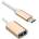 DeTech Кабел DeTech от USB C(м) към USB 3.0 A(ж), златист