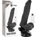  Гъвкав вибратор с вакуумна основа, 12 режима, 21см. - Basecock Bendable 4 (D-223011)