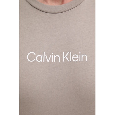 Calvin Klein Памучна тениска Calvin Klein в сиво с десен K10K111346 (K10K111346)