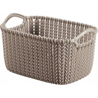 KNIT Košík XS - 3L -hnědý R36532