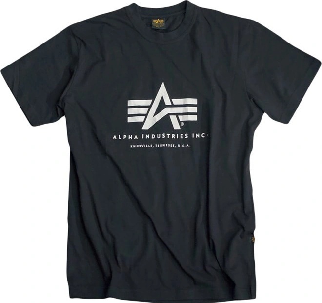 Alpha Basic T shirt černé