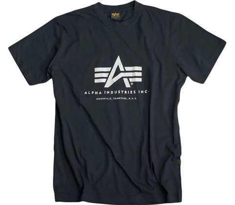 Alpha Basic T shirt černé