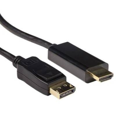ACT AK3992 адаптер за видео кабел 5 м DisplayPort HDMI Черен (AK3992)