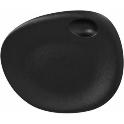 RAK Porcelain Talíř s důlkem 31 x 26,5 cm černá RAK-NFNBFP31BK