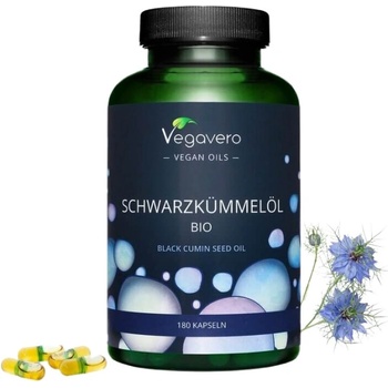 Image 1 of Vegavero Schwarzkümmelöl Bio [180 капсули]