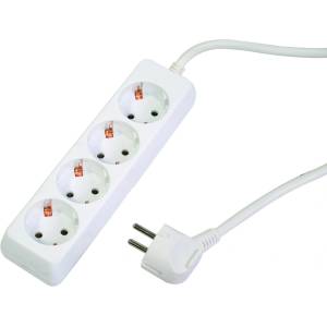 Makalon Разклонител 4 гнезда с кабел 1.5m х1.5mm2 MK (700755)