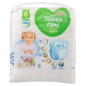 Happy Mimi Панталони Happy Mimi 6 16-30кг (14 бр. /фол)
