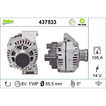 generátor VALEO 437533
