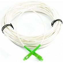Datacom 4205 SC/APC - SC/APC simplex 9/125 SM, arm.3mm B3 LSZH, 0,5m, bílý