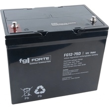 fgFORTE FG12-75D 12V 75Ah