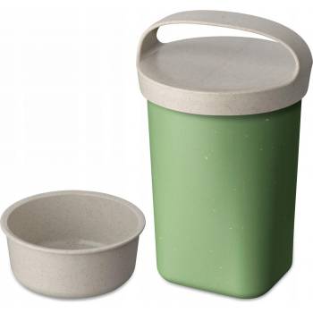 Koziol Buddy Termoska na jídlo béžová odstíny zelené 550 ml