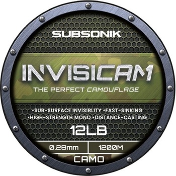 Sonik Subsonik Invisicam 1200 m 0,28 mm 12 lb