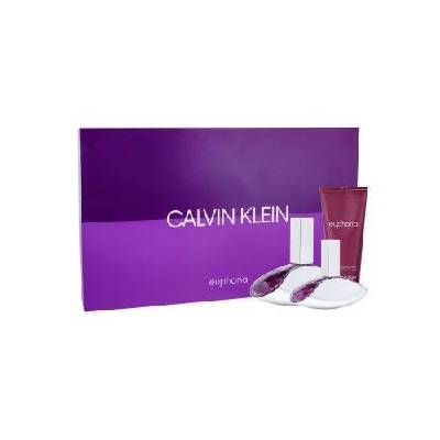 Calvin Klein Euphoria Woman SET: Parfémovaná voda 100ml + Parfémovaná voda 30ml + Telové mlieko 100ml pre ženy