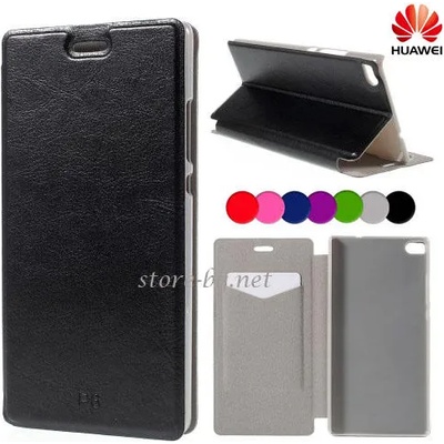 Huawei Ascend P8 Wallet Кожен Калъф и Протектор