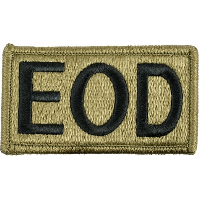 MILITARY RANGE Nášivka EOD velcro OCP