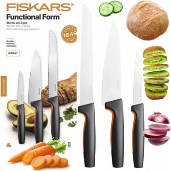 Fiskars Functional Form Sada steakových nožů 3 ks