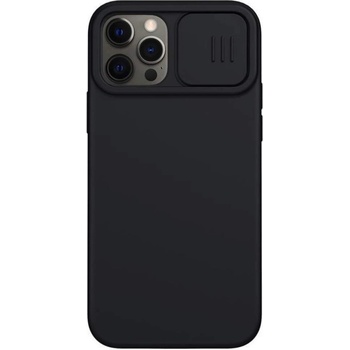 Nillkin CamShield Silky Case - силиконов (TPU) калъф за iPhone 12 Pro Max (черен)