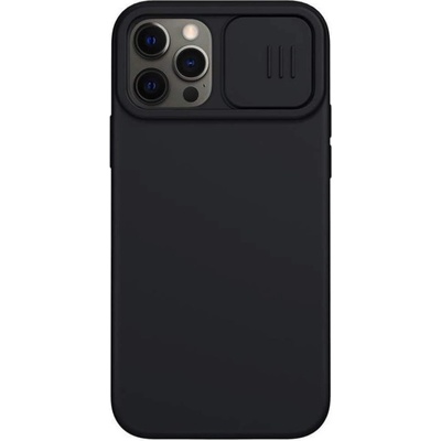 Nillkin CamShield Silky Case - силиконов (TPU) калъф за iPhone 12 Pro Max (черен)