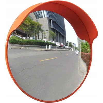 zahrada-XL Dopravní vypouklé zrcadlo PC plast oranžové 45 cm venkovní
