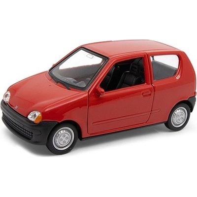Welly Fiat Seicento stříbrný 1:34