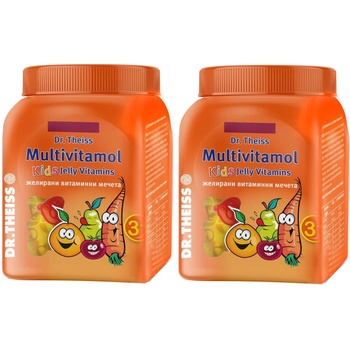 Naturprodukt Dr. Theiss Мултивитамол за деца, 2 x 50 желирани мечетa, Naturprodukt