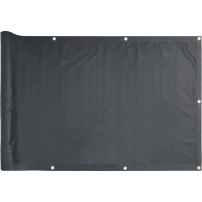 Greatstore Balkónová zástěna z oxfordské látky 75x600 cm antracitová