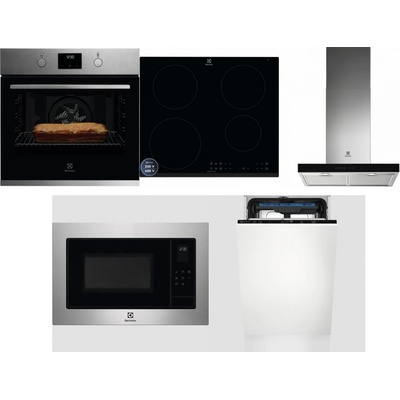 Set Electrolux KOFGH70TX + LIR60433B + LFT766X + EMS4253TEX + EEM23100L