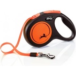 flexi Автоматичен повод flexi new neon m лента ОРАНЖЕВ 5м - 25 кг 03180
