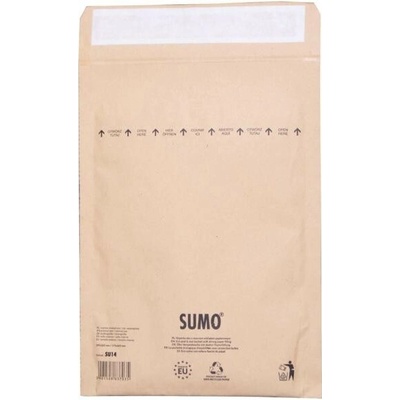 Bublinkové obálky recyklované SUMO 19,5x26,5cm hnedé