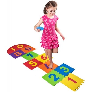 Plastica 91629 puzzle koberec Škola skoku 10 ks