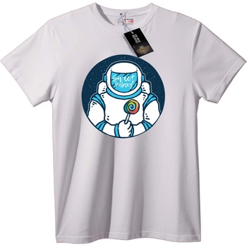 NOONEBRAND Тениска Сладка космическа вселена - XL, White