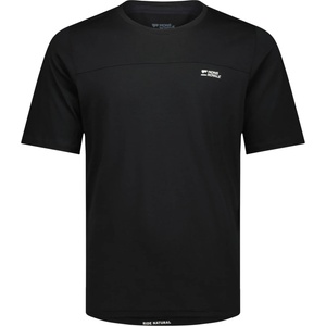 Mons Royale Мъжка фланелка с къс ръкав за колоездене Mons Royale Diversion Merino Bike Jersey S/S Cycling jersey - Black (056-3548-0111)