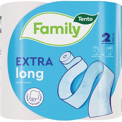 Tento kuchynské utierky Extra long 2-vrstvové 2 ks
