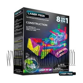 Image 1 of Светещ конструктор 8 в 1 - Булдозер laser pegs