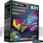  Светещ конструктор 8 в 1 - Булдозер laser pegs