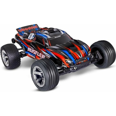Traxxas Rustler 2BL 4WD RTR červený 1:10