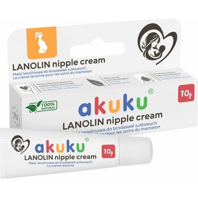 Akuku Lanolinová mast na bradavky 10g