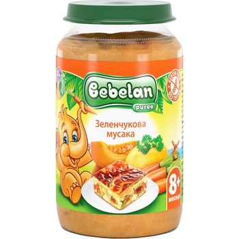 Bebelan Ястие Bebelan Puree - Зеленчукова мусака, 220 g (5527)