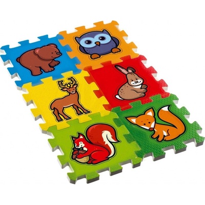 Teddies puzzle Moje první lesní zvířátka 6 ks