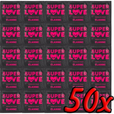 SuperLove Premium Latex Condoms Classic 50 ks