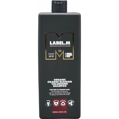 label.m Organic Orange Blossom Volumising Shampoo 1000 ml