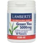 LAMBERTS Хранителна добавка Зелен чай, Lamberts Green Tea 5000mg 60 tabs