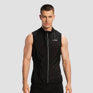 GymBeam Мъжки спортен елек за бягане Pulse X Black XL