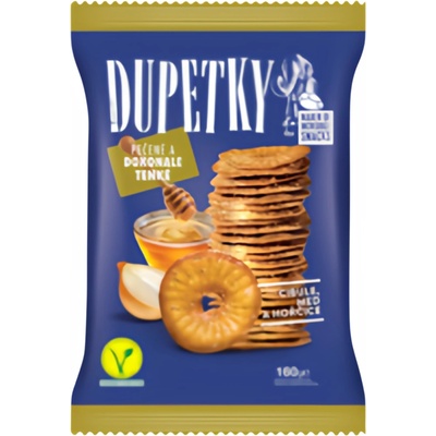 Dupetky Cibule med a hořčice MAXI 160 g